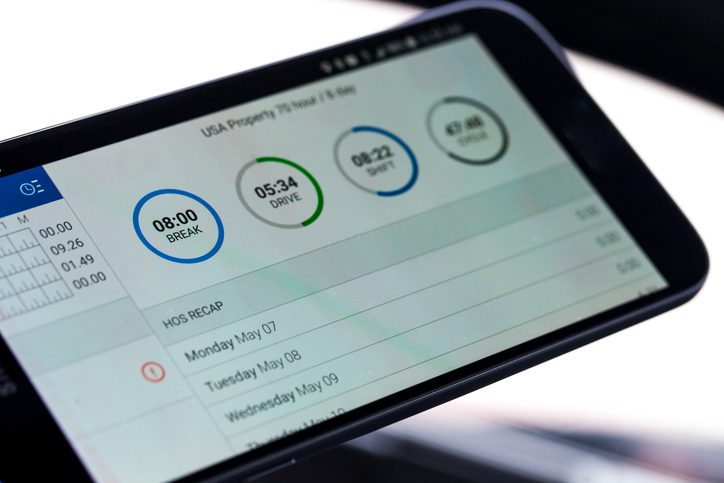 Electronic logging device display - ELD Implementation